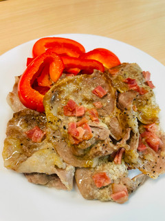 烤起司豬肉|過熱水蒸氣烤箱微波爐 的食譜成品照片