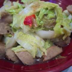 รูปของ Tumis Sawi Putih Bakso
