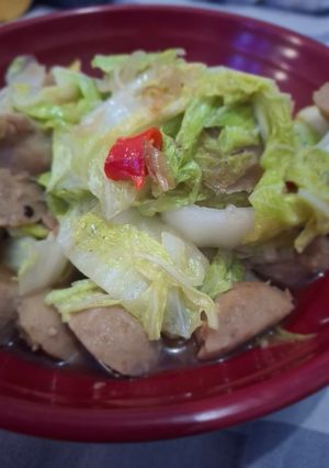 Foto resep Tumis Sawi Putih Bakso