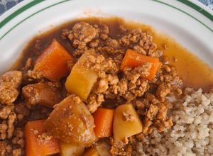 Una foto de Picadillo enchilado
