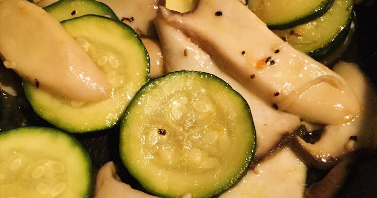 Marinated Zucchini and Muchrooms Recipe by Harune H Cookpad