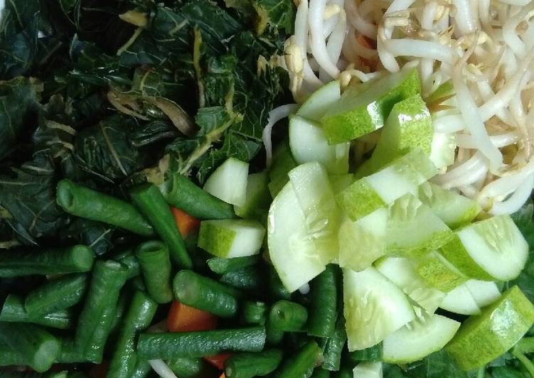 Resep Urab pedas sayuran yang Bikin Ngiler