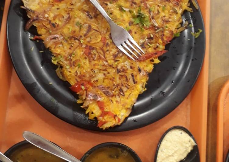 Steps to Prepare Super Quick Homemade Onion dosa