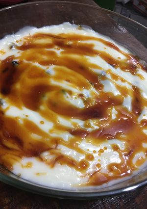 Una foto de Crema de maicena