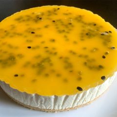 A picture of Passionfruit Cheesecake.