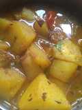 Olkopi /German turnip curry