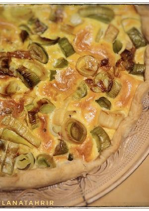 Une photo de Tarte aux poireaux