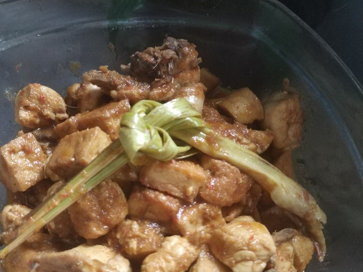 Resep Ayam tahu kecap bumbu rempah Menu Enak