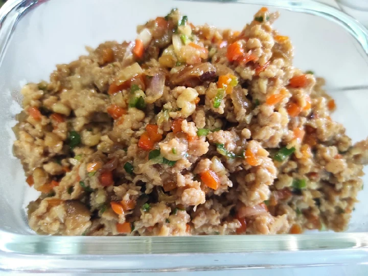 Langkah Mudah untuk Menyiapkan Resep Isian bakpao ayam/serbaguna yang Uenak Anti Ribet, Sempurna