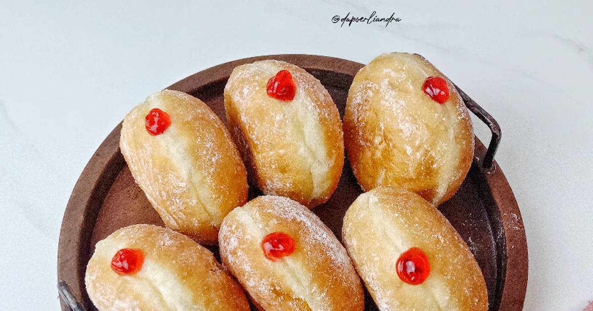 Resep Donat Bomboloni Tanpa Ulen Tanpa Kentang Oleh Dapoerliandra - Cookpad