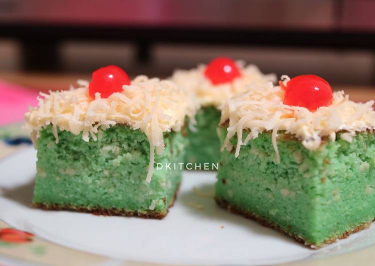 Cake Tahu Susu Pandan