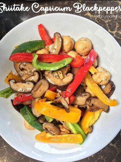 Gambar Shiitake Capsicum Blackpepper