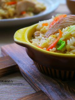 高麗菜雞肉炒飯(低卡高纖) 的食譜成品照片