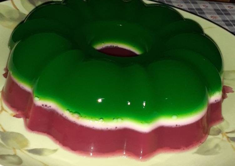 Puding pelangi ala biang π§♀️