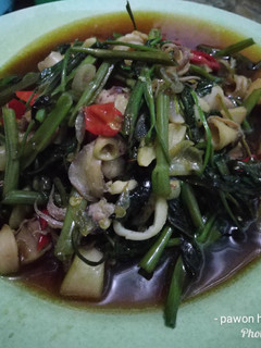 Foto resep Cah kangkung cumi asin