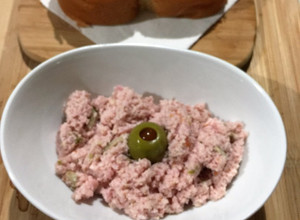 Una foto de Pasta de jamón con mostaza y miel