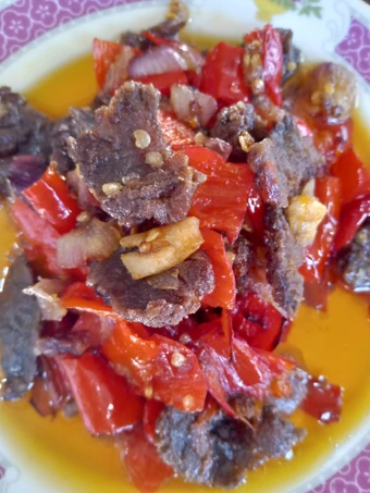 Langkah Mudah untuk Membuat Resep Dendeng Batokok (Balado Sapi Padang) yang Enak Banget