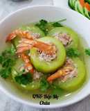 Canh bí xanh nhồi tôm thịt