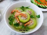 Canh bí xanh nhồi tôm thịt