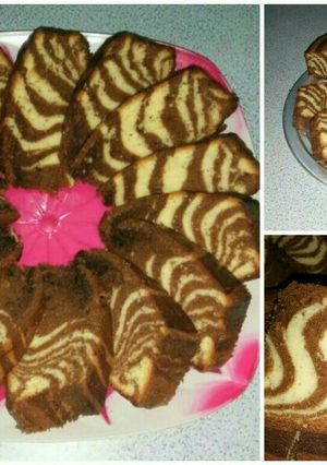 Foto resep Bolu zebra