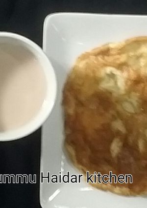 A picture of Tea and egg.