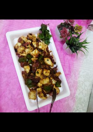चिल्ली पनीर (Chilli paneer recipe in Hindi) रेसिपी मुख्य फोटो