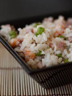Una foto de Arroz tres delicias