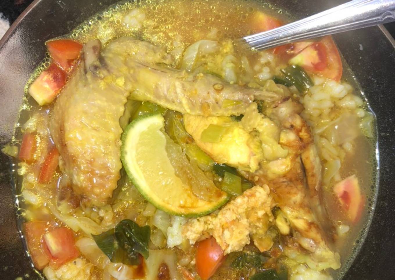 Soto ayam sederhana