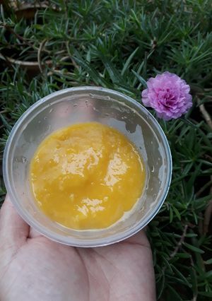 Hình của món Custard xoài.