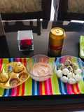 Picada de huevos de codorniz