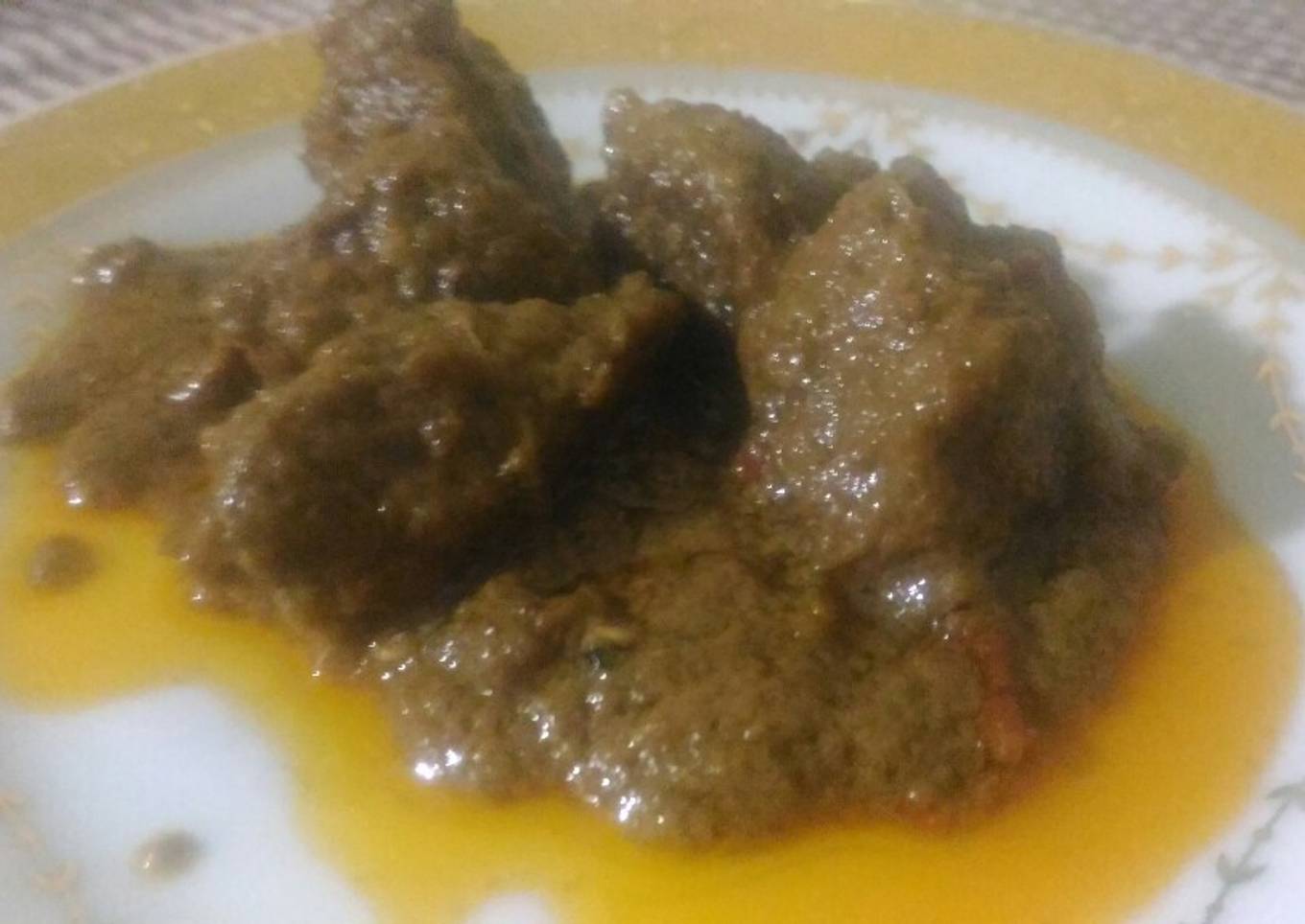 Rendang daging sapi