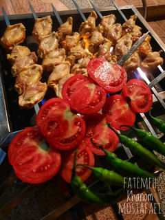 عکسی از دستور جوجه کباب خانگی