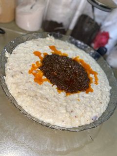 صورة لوصفة جريش دجاج باللبن والحليب 🤤♥️