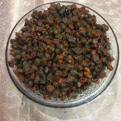 A picture of Besan wale beans sabji.
