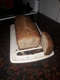 Una foto de Budín de banana y harina integral 🤤