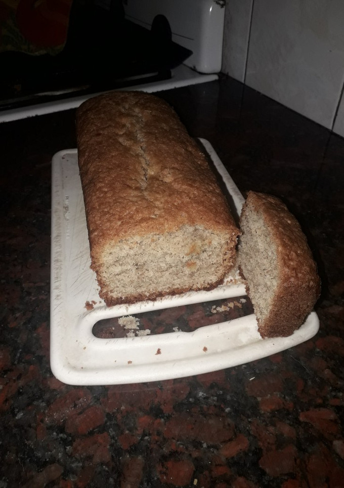 Una foto de Budín de banana y harina integral 🤤