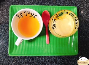 Hình của món Ăn dặm kiểu Nhật - Bữa phụ - Bánh plan bí đỏ, ép quýt.