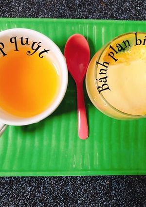 Hình của món Ăn dặm kiểu Nhật - Bữa phụ - Bánh plan bí đỏ, ép quýt.