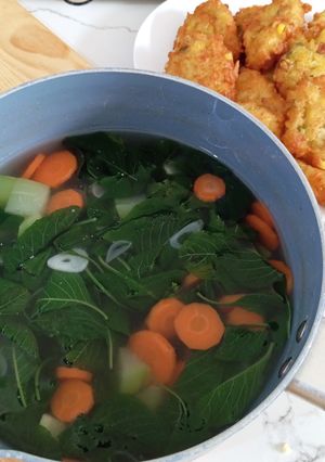 Foto resep 121. Sayur Bening Bayam Wortel Labu Siam