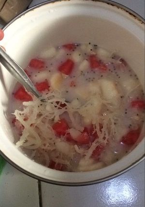 Foto resep Sop buah rumput laut