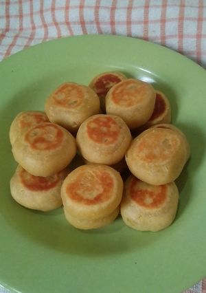 Foto resep Bakpia Ubi (isi ayam dan gula susu)