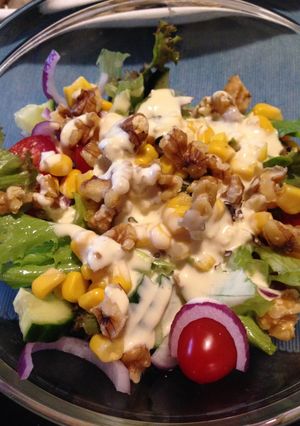 Una foto de Ensalada con nueces