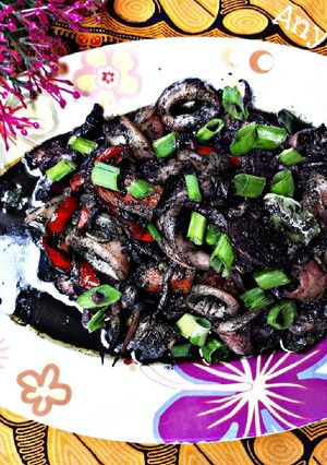Foto resep Cumi hitam manis