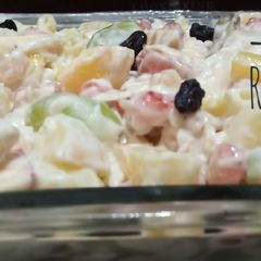 A picture of Russian salad.