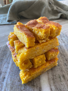 A picture of Cheesy polenta fingers | baby food and adult snack.