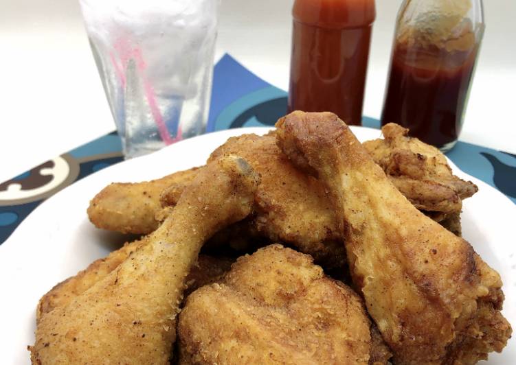 Bagaimana Menyiapkan Original Fried Chicken, Enak