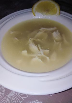 صورة لوصفة شوربة الدجاج