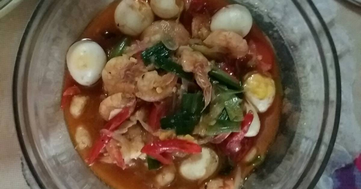 Resep Udang Telur Puyuh Kuah Manis Oleh Evie Poerba Cookpad