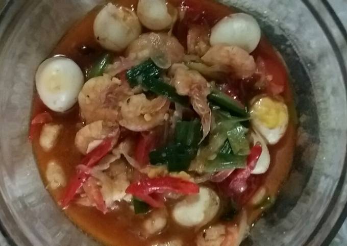 Resep Udang Telur Puyuh Kuah Manis Oleh Evie Poerba Cookpad