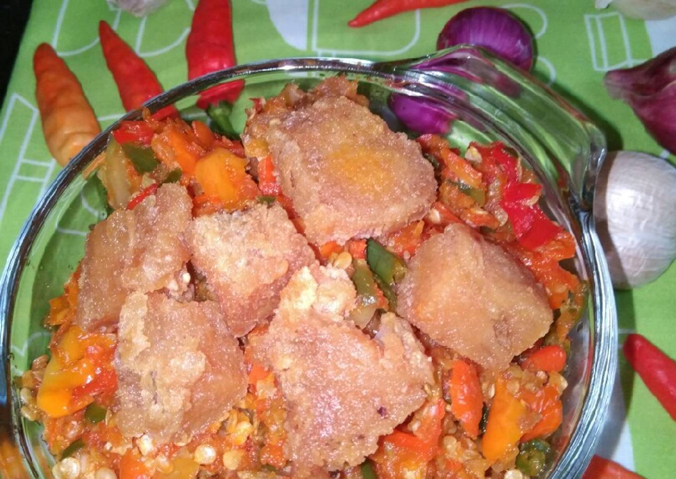 Sambel Ikan Asin Jambal Roti